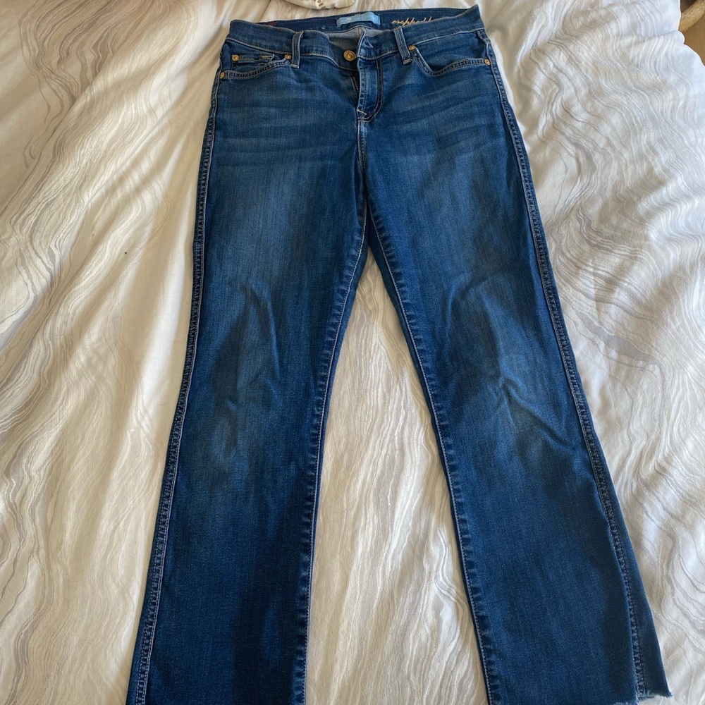 7 For All Mankind Cropped b(air) bootcut Jeans
